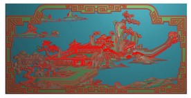 山水精雕图