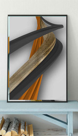 北欧莫迪兰抽象几何空间装饰画