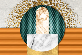 抽象立体几何装饰画