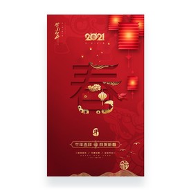 2021 牛年 春节 元旦