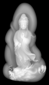 降龙观音佛站观音龙牌随形龙佛祖