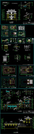 全套寺庙CAD图纸