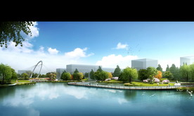 亲水公园景观设计效果图