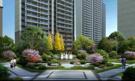 小区景观设计效果图