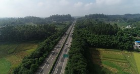 高速公路航拍视频素材