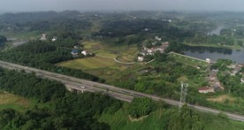 高速公路航拍视频素材