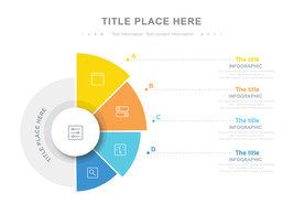 商务PPT信息图表流程结构图