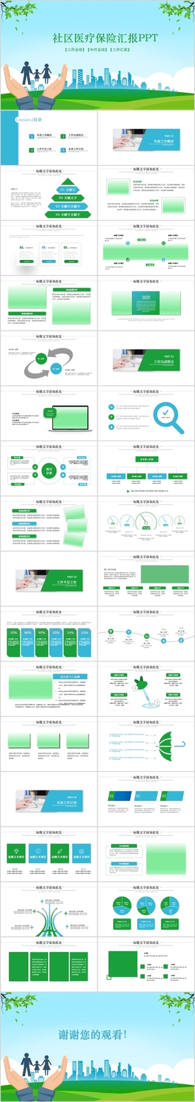 社区医疗保险保障动态ppt