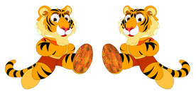 卡通老虎