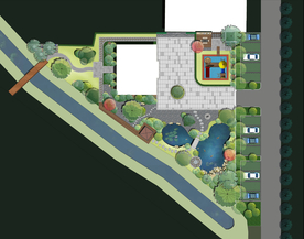 民宿景观设计平面图