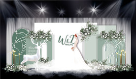白绿色婚礼
