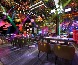 音乐餐厅设计案例效果图