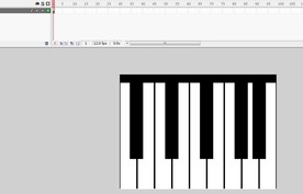 钢琴按键点击出现声音效果