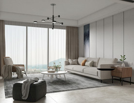 北欧风格客餐厅3D模型