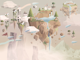 卡通动物背景墙