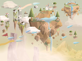 卡通动物背景墙