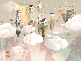 卡通动物背景墙