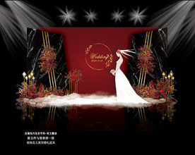 红黑色婚礼 红黑婚礼