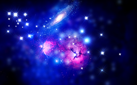 星空婚礼背景