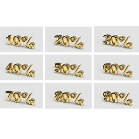 立体金属字10-90打折