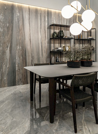 岩板瓷砖空间效果图 蓝金沙