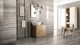 岩板瓷砖空间效果图 玛瑙