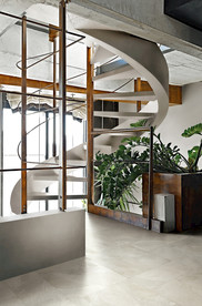 岩板瓷砖空间效果图 自然云影