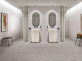 仿古砖瓷砖空间效果图