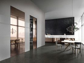 仿古砖瓷砖空间效果图