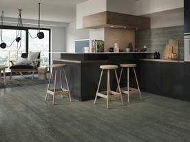 仿古砖瓷砖空间效果图