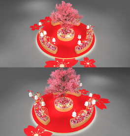 新年美陈效果图2020