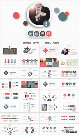 面试个人简历岗位竞聘PPT