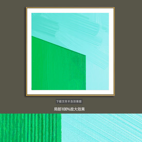 抽象油画装饰画轻奢手绘极简画