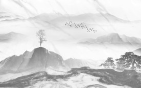 大理石电视背景墙