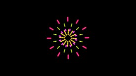二维卡通MG烟花动画