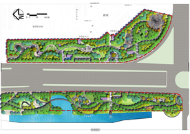 滨水景观规划设计平面图