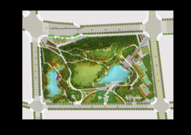 公园景观规划设计平面图