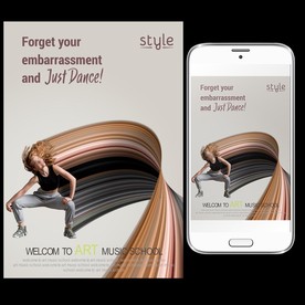 舞蹈培训学校海报图片