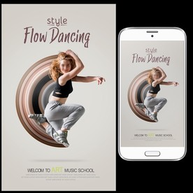 舞蹈培训学校海报图片