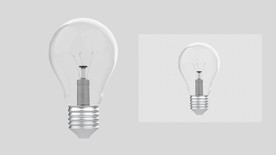 灯泡 电灯 透明底
