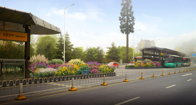 城市街道花境景观设计