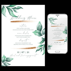 婚礼邀请函流程单