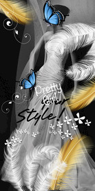 时尚美女玄关装饰画