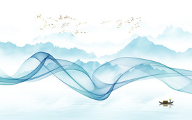 高清 新款山水画 TIF分层