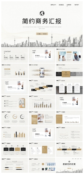 商务会议汇报项目介绍PPT
