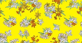 黄底花