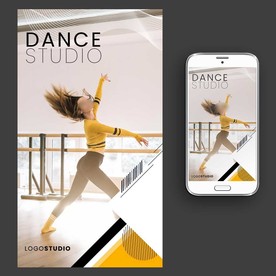 现代舞培训招生海报图片