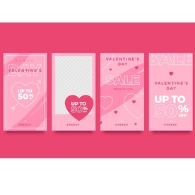 情人节促销海报图片