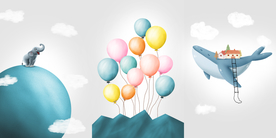 儿童卡通装饰画