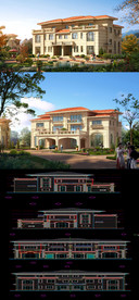 欧式建筑CAD图纸